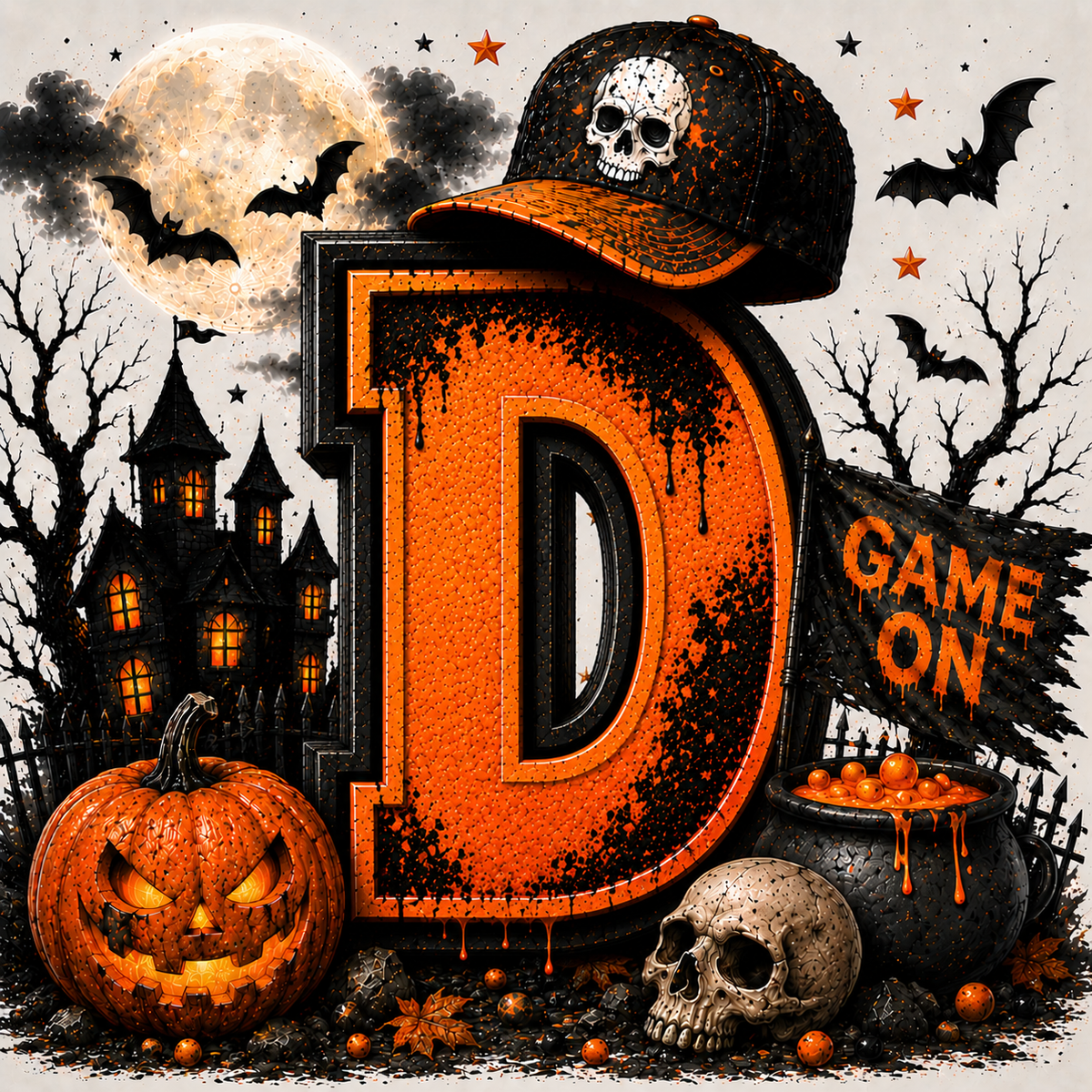 PreOrder - Halloween Initial Blankets
