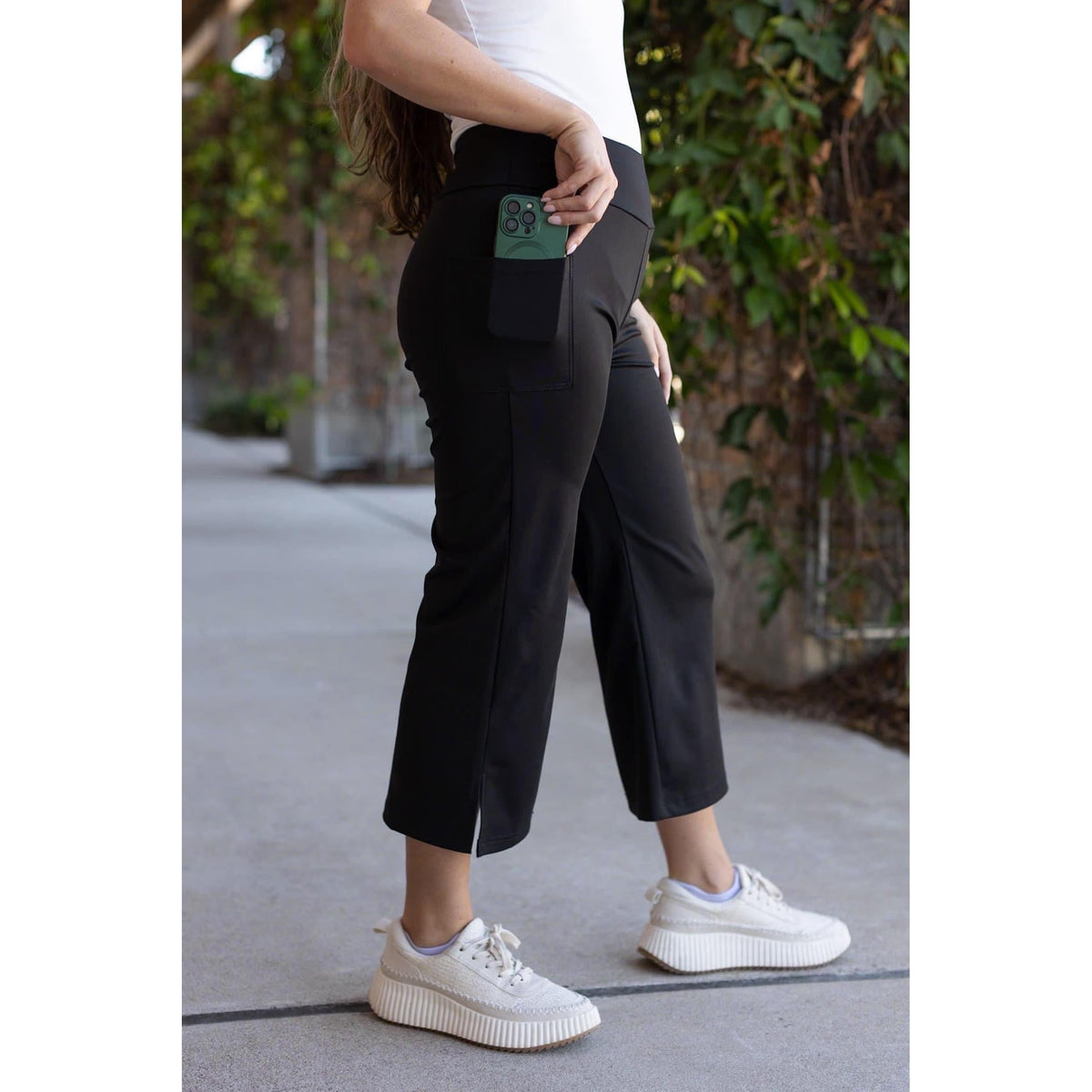 Ready to ship | The Gabriella -Black  High Waisted Gaucho Pants - 2 PACK