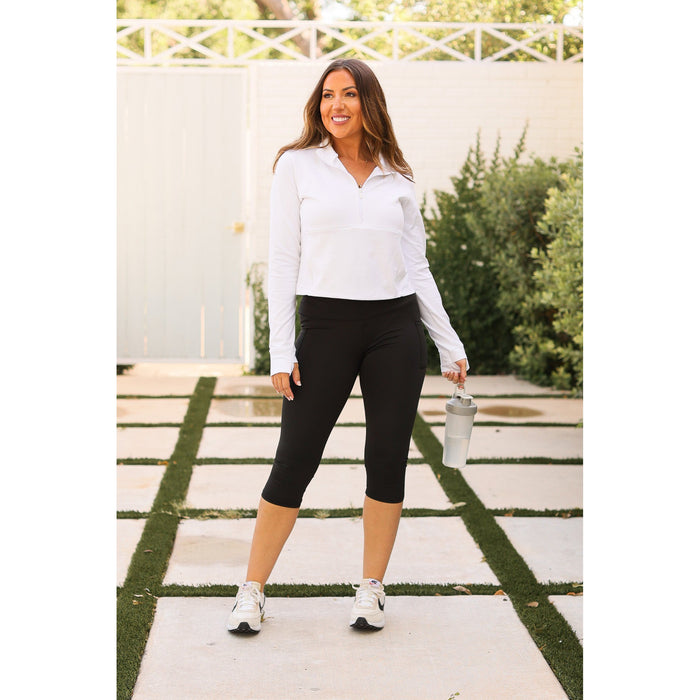 Ready to Ship | Luxe Athleisure Collection by Julia Rose ® - The Chelsea CAPRI Leggings