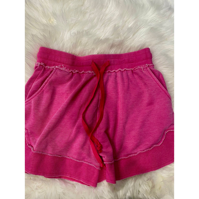 PreOrder | The Emelia Terry Cloth Shorts - Pink