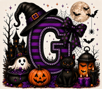 PreOrder - Halloween Initial Blankets