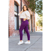 PreOrder | The Kinsley Purple Full Length Leggings - Luxe Leggings by Julia Rose® Round 3