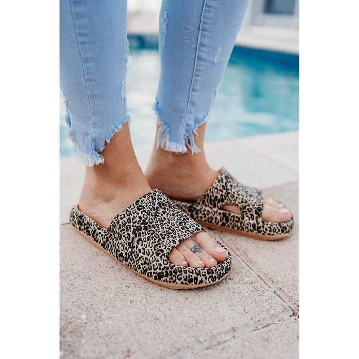 Ready to Ship | OG Brown Leopard  Insanely Comfy -Beach or Casual Slides