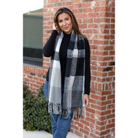 Ready to Ship | Colorful Plaid Knit Scarf Collection