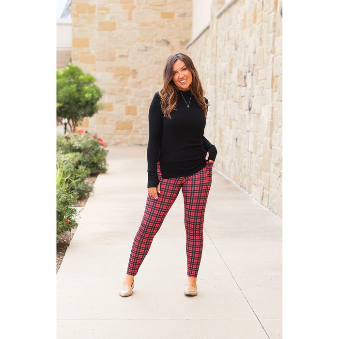 Ready to Ship | The Holly - 2 PACK -  Plaid Leggings