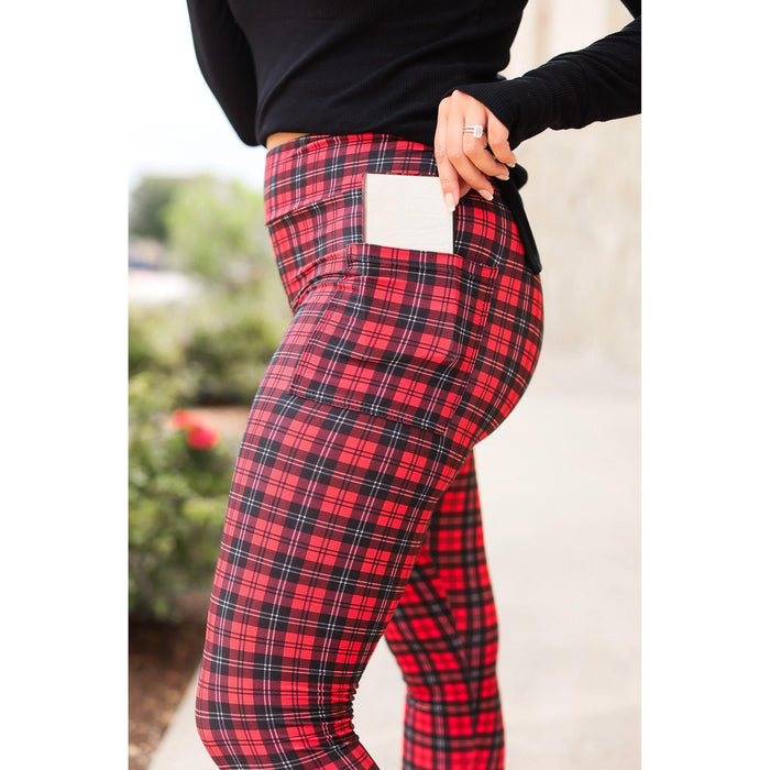 Ready to Ship | The Holly - 2 PACK -  Plaid Leggings