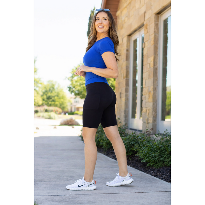 Ready to Ship | The Blanca - Black 9" Bermuda Shorts - 2 PACK