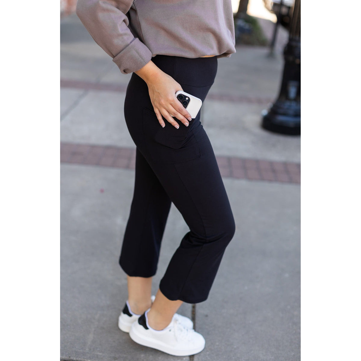 PreOrder | The Delilah - Kick Flare Leggings with Pockets