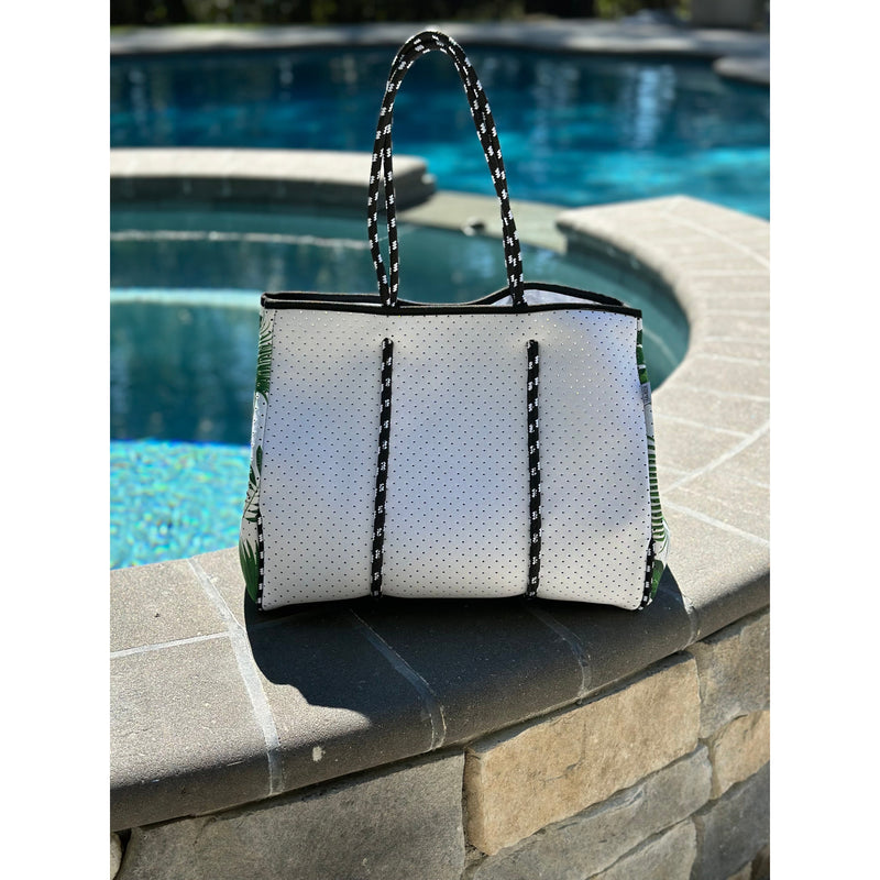 Ready to Ship | The Penny Palm Neoprene Tote