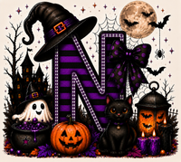 PreOrder - Halloween Initial Blankets