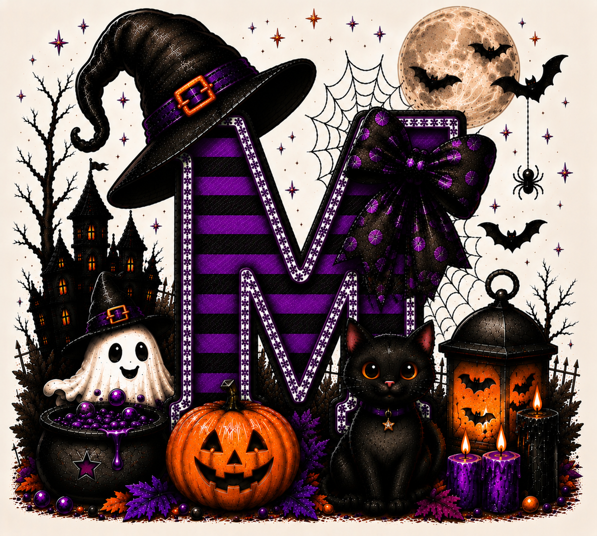 PreOrder - Halloween Initial Blankets