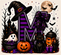 PreOrder - Halloween Initial Blankets
