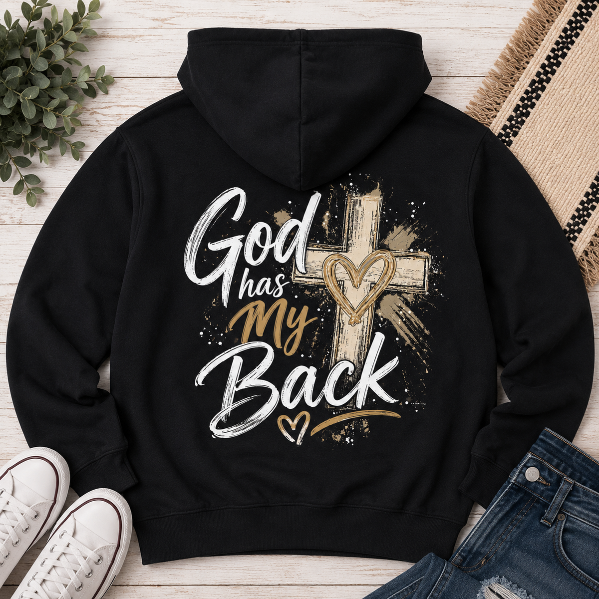 God has My Back HOODIE