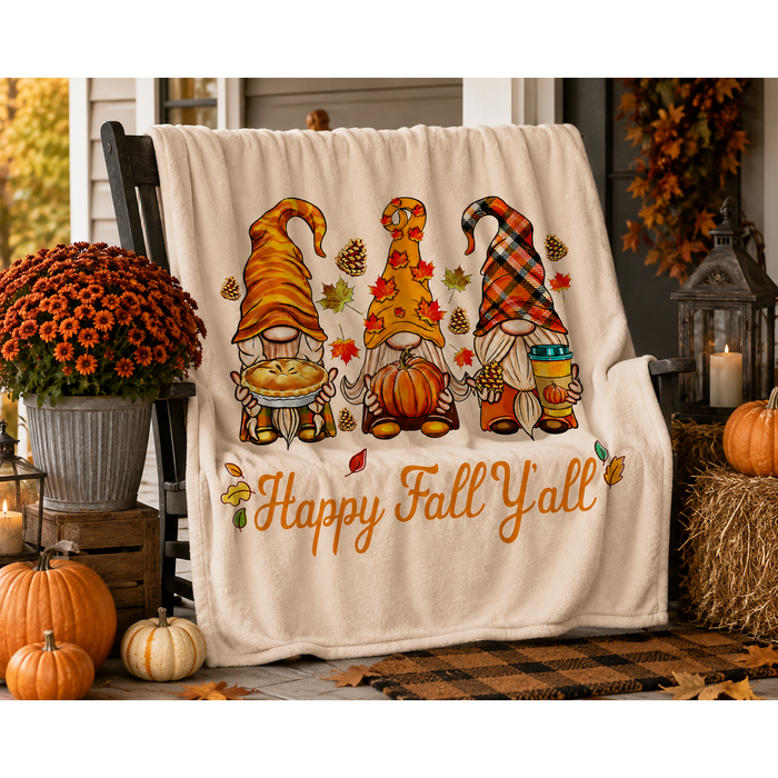 PreOrder | Happy Fall Y'all - Halloween Blankets