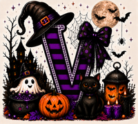 PreOrder - Halloween Initial Blankets