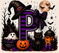 PreOrder - Halloween Initial Blankets