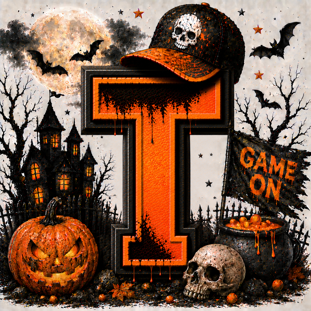 PreOrder - Halloween Initial Blankets