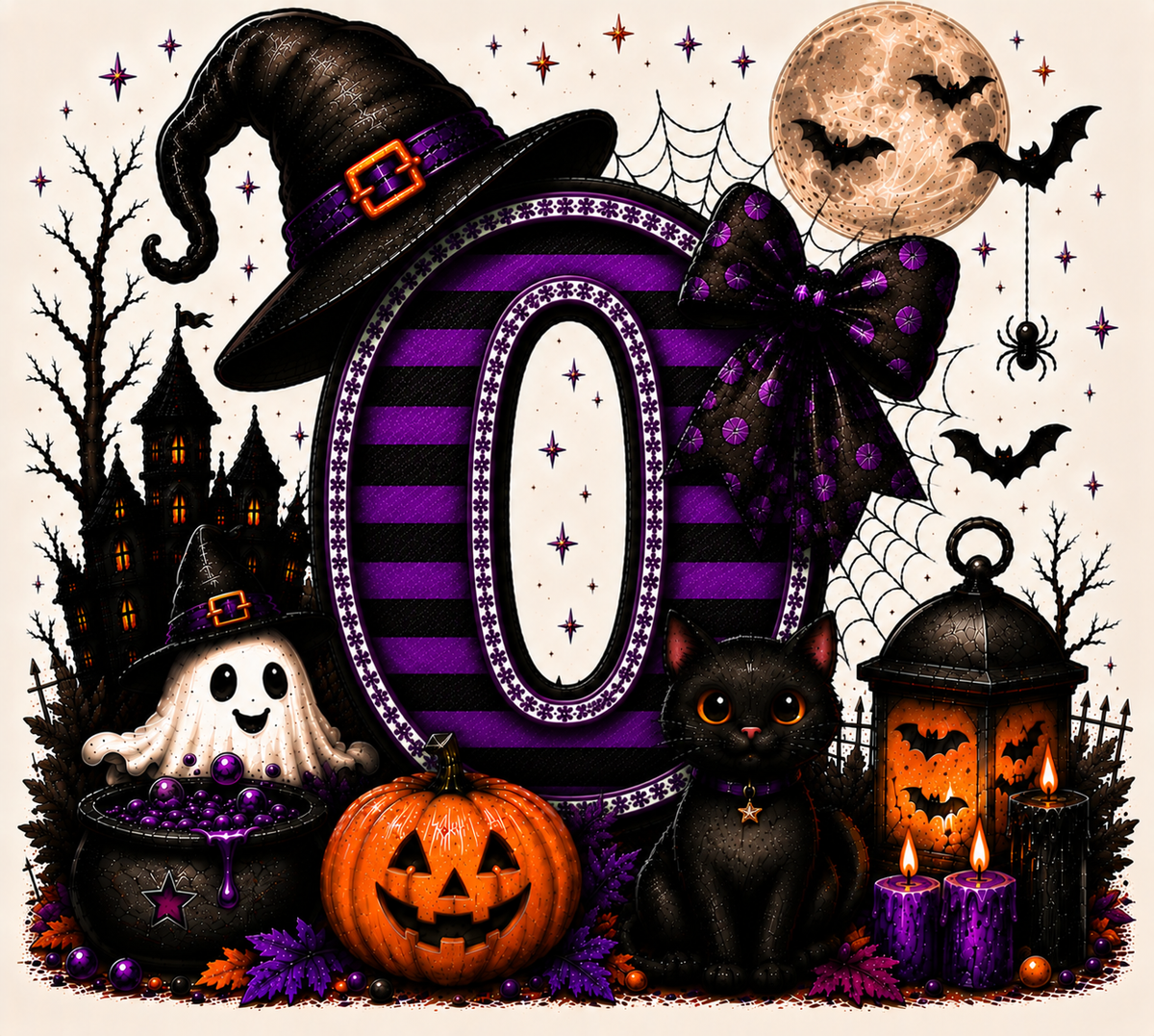 PreOrder - Halloween Initial Blankets