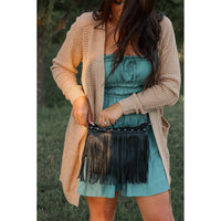 Ready to Ship | The Nora -  Black Fringe Bags