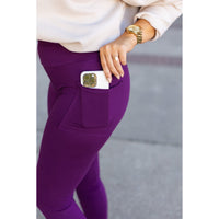 PreOrder | The Kinsley Purple Full Length Leggings - Luxe Leggings by Julia Rose® Round 3