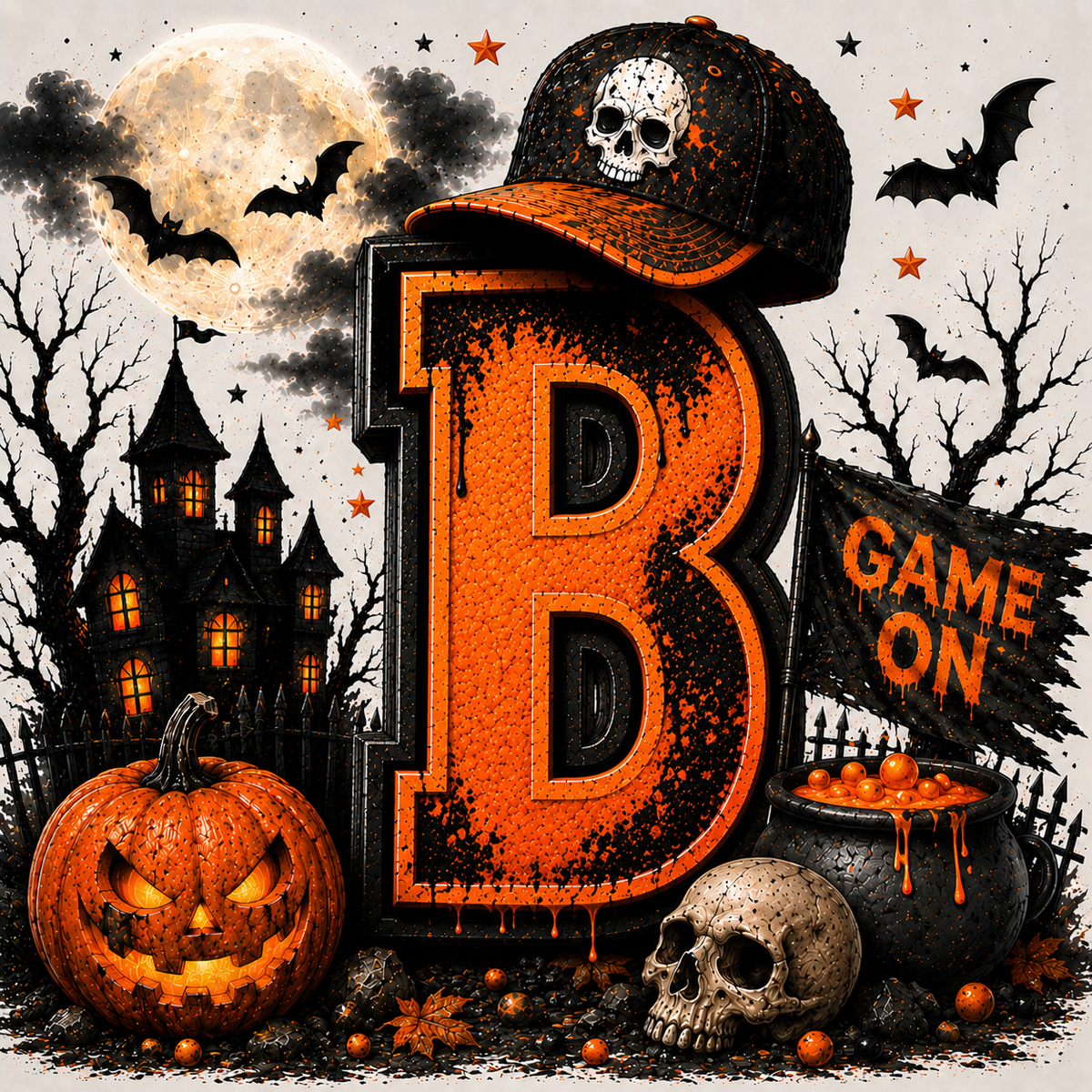 PreOrder - Halloween Initial Blankets