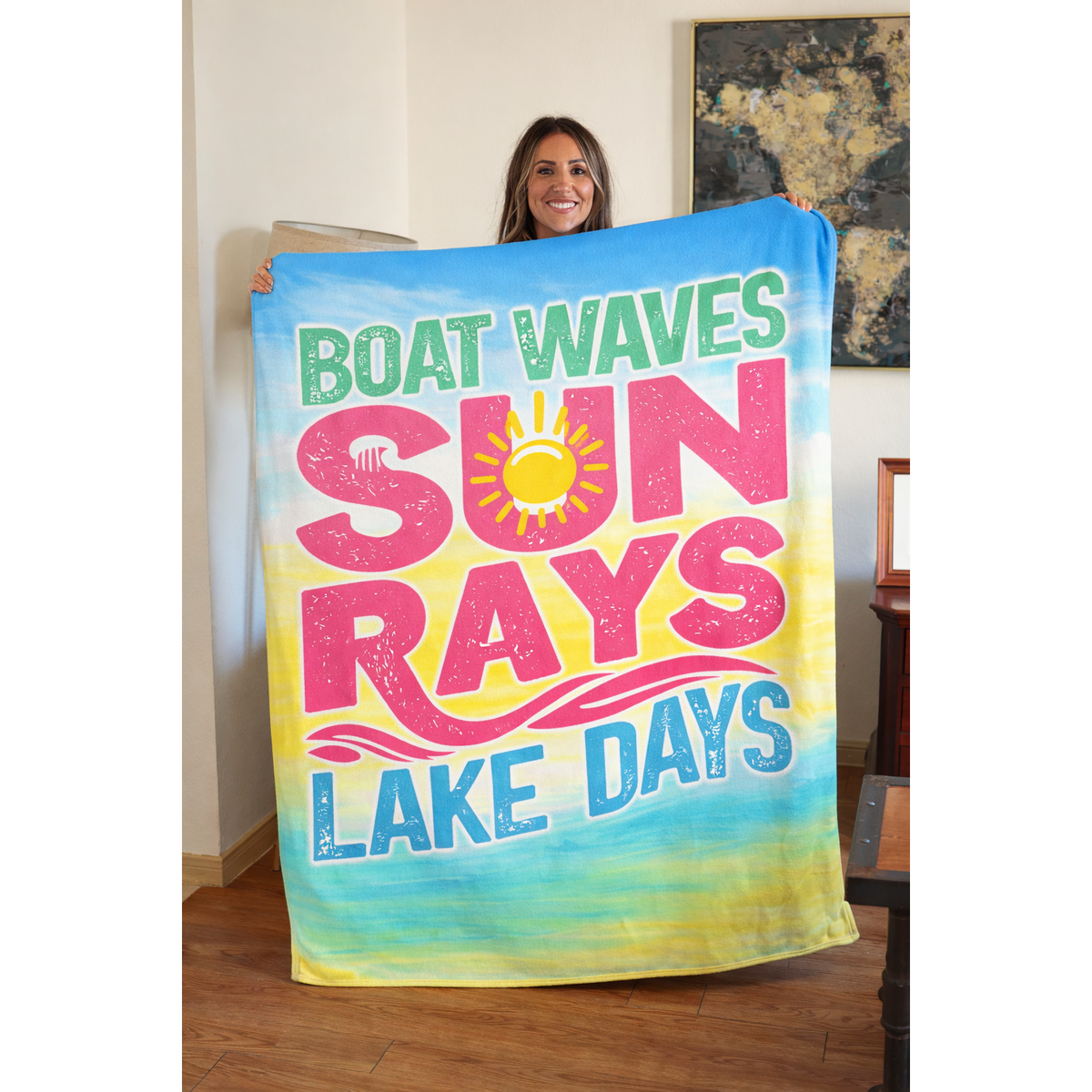 PreOrder | Boat Waves Blanket🌅🚤