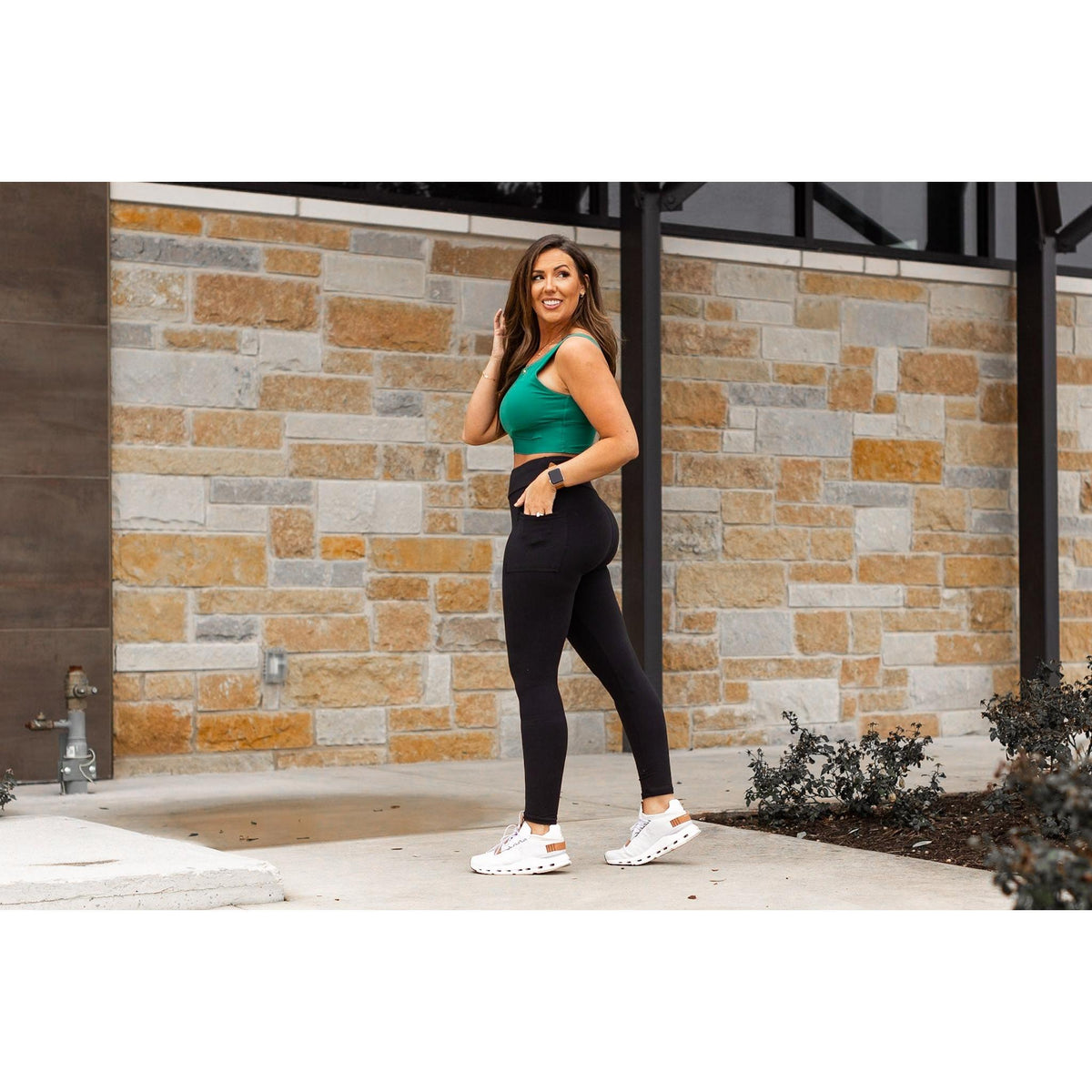 Ready to Ship | 2 PACK, BLACK FULL-LENGTH Leggings with POCKET