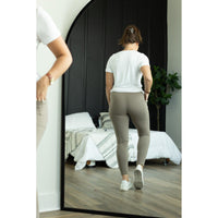 Ready to Ship | Latte Full Length Leggings with Pockets  - Luxe Leggings by Julia Rose®