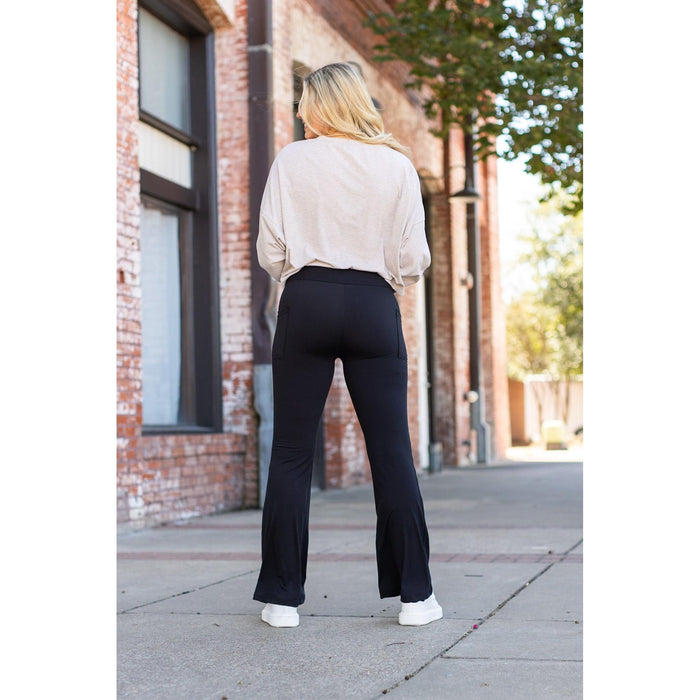 Ready to Ship | The Vanessa 30 - 2 PACK - Black Bootcut Leggings