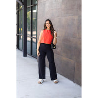 Ready to Ship | The Brooke - Black Wide Leg Full-Length with Pockets - 2 Pack