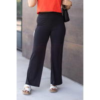 Ready to Ship | The Brooke - Black Wide Leg Full-Length with Pockets - 2 Pack