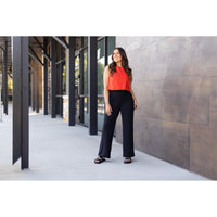 Ready to Ship | The Brooke - Black Wide Leg Full-Length with Pockets - 2 Pack