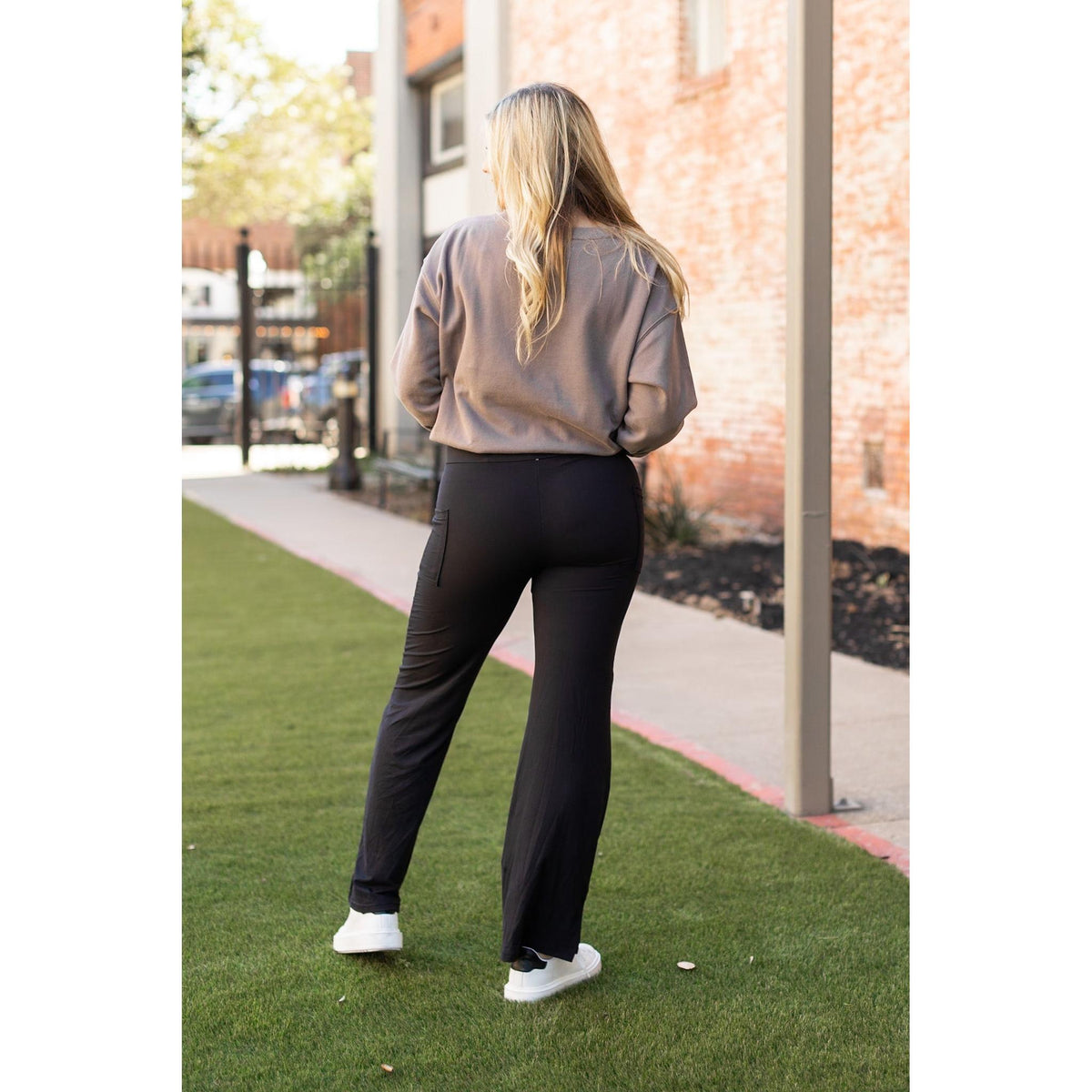 Ready to Ship | The Madison - 2 PACK -  Straight Leg Black Leggings with Pockets