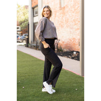 Ready to Ship | The Madison - 2 PACK -  Straight Leg Black Leggings with Pockets
