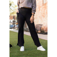 Ready to Ship | The Madison - 2 PACK -  Straight Leg Black Leggings with Pockets