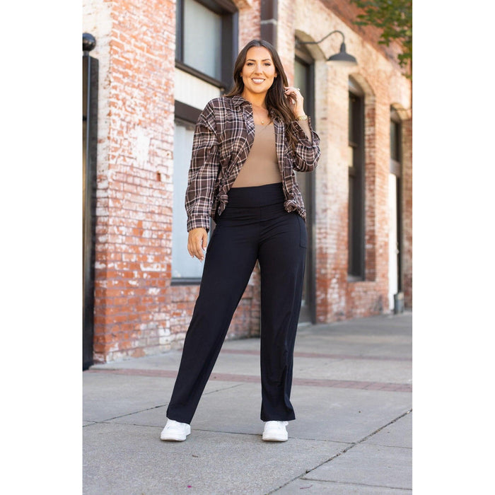 Ready to Ship | The Brooke - 2 PACK - Wide Leg Full-Length Leggings