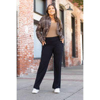 Ready to Ship | The Serena  - Black Luxe Loungers with Pockets