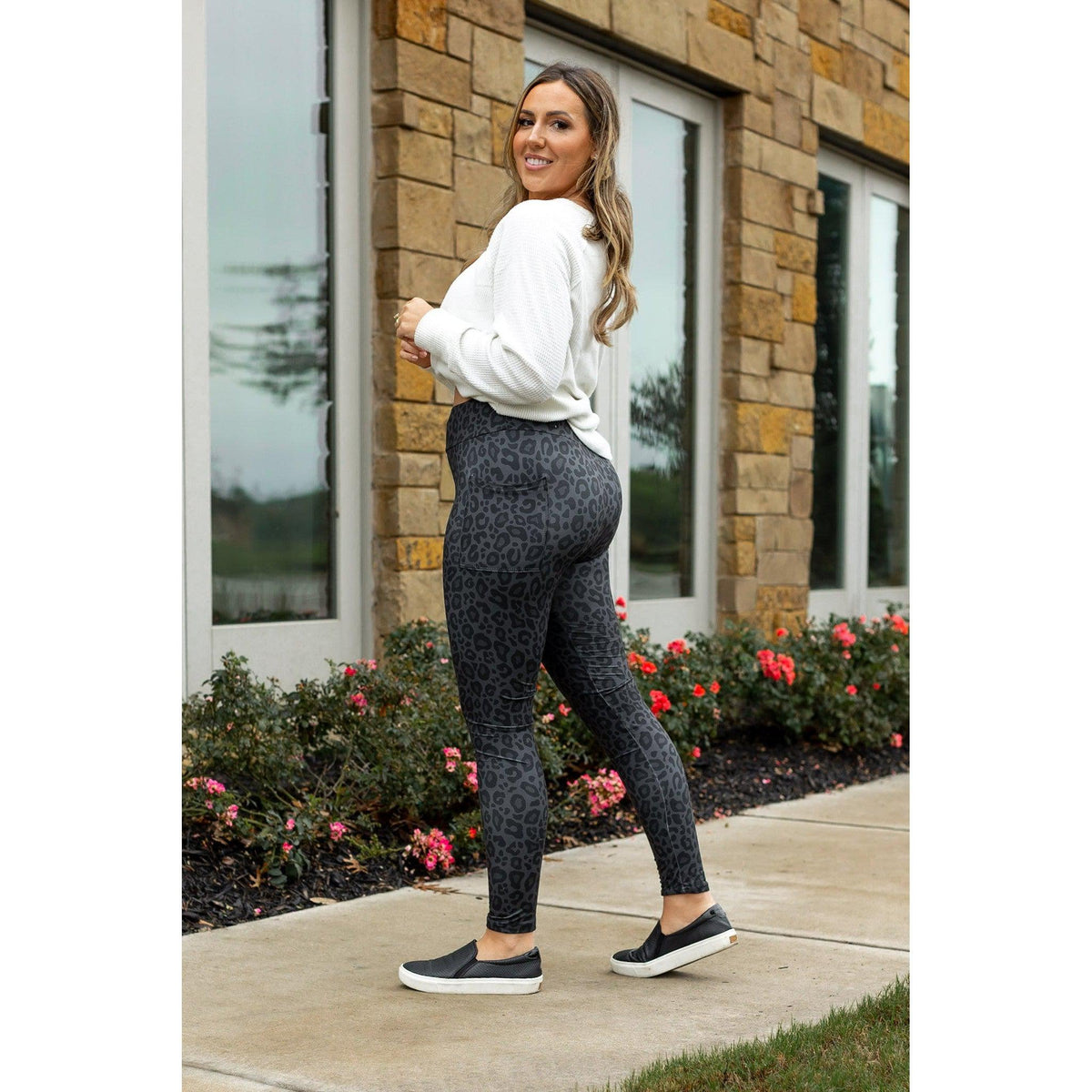 Ready to Ship | Black LEOPARD Leggings  - Luxe Leggings by Julia Rose®