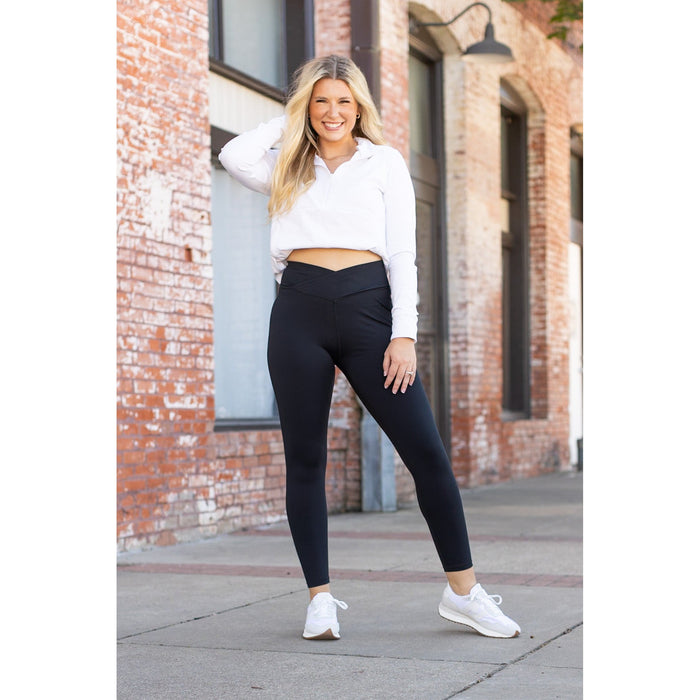 PreOrder | The Alexa High Waist Crossover Athleisure Leggings