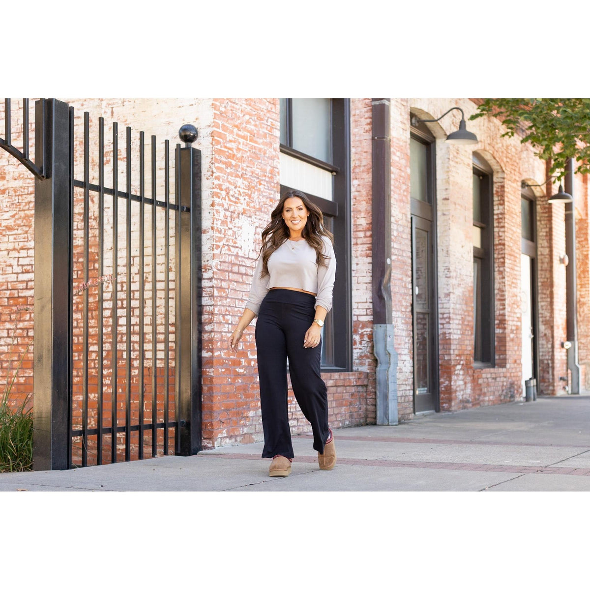 Ready to Ship | The Serena  - Black Luxe Loungers with Pockets