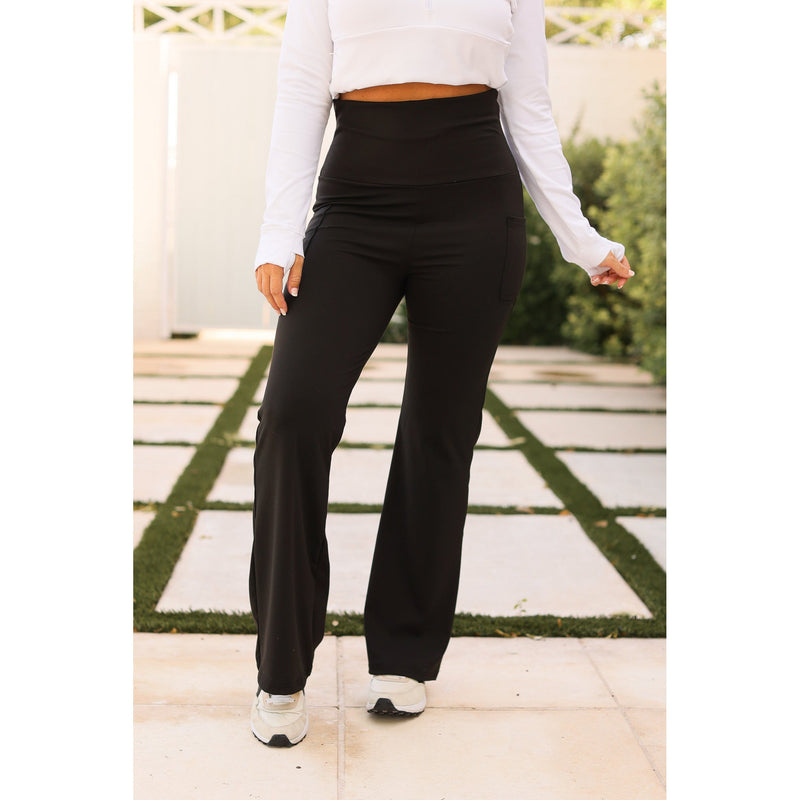 PreOrder | The Deluxe Paige Fold-over, Tummy Control - Yoga Leggings Round 2 - Luxe Leggings by Julia Rose®