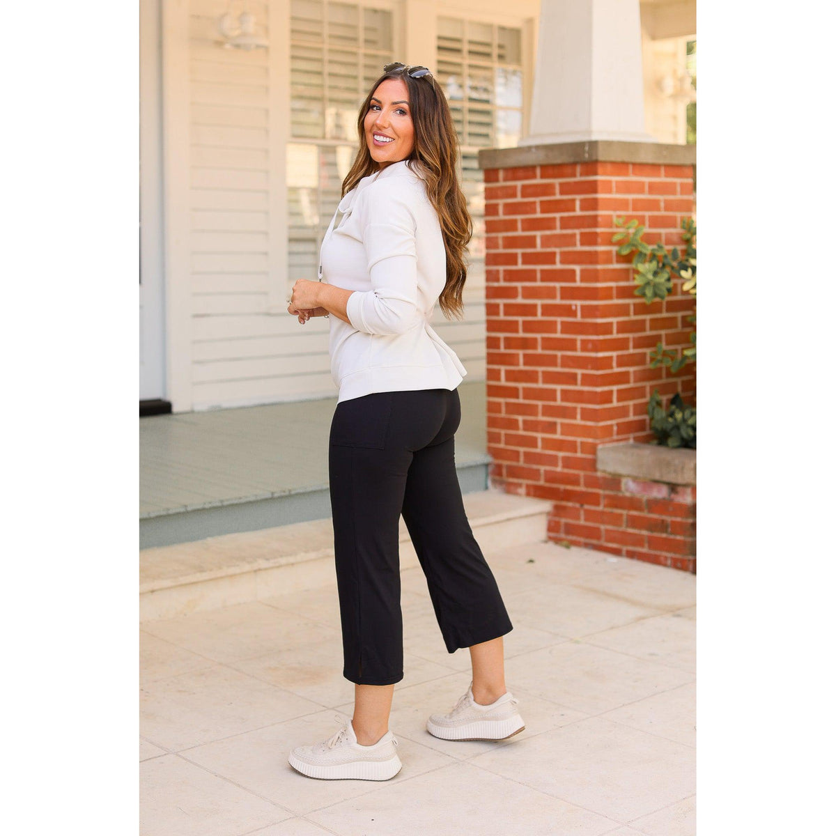 Ready to ship | The Gabriella -Black  High Waisted Gaucho Pants - 2 PACK