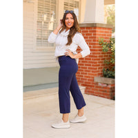 PreOrder | The Lydia Navy High Waisted Gaucho Pants - Round 3