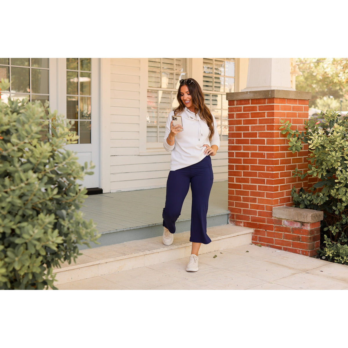 PreOrder | The Lydia Navy High Waisted Gaucho Pants - Round 2