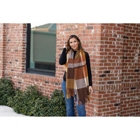 Ready to Ship | Colorful Plaid Knit Scarf Collection