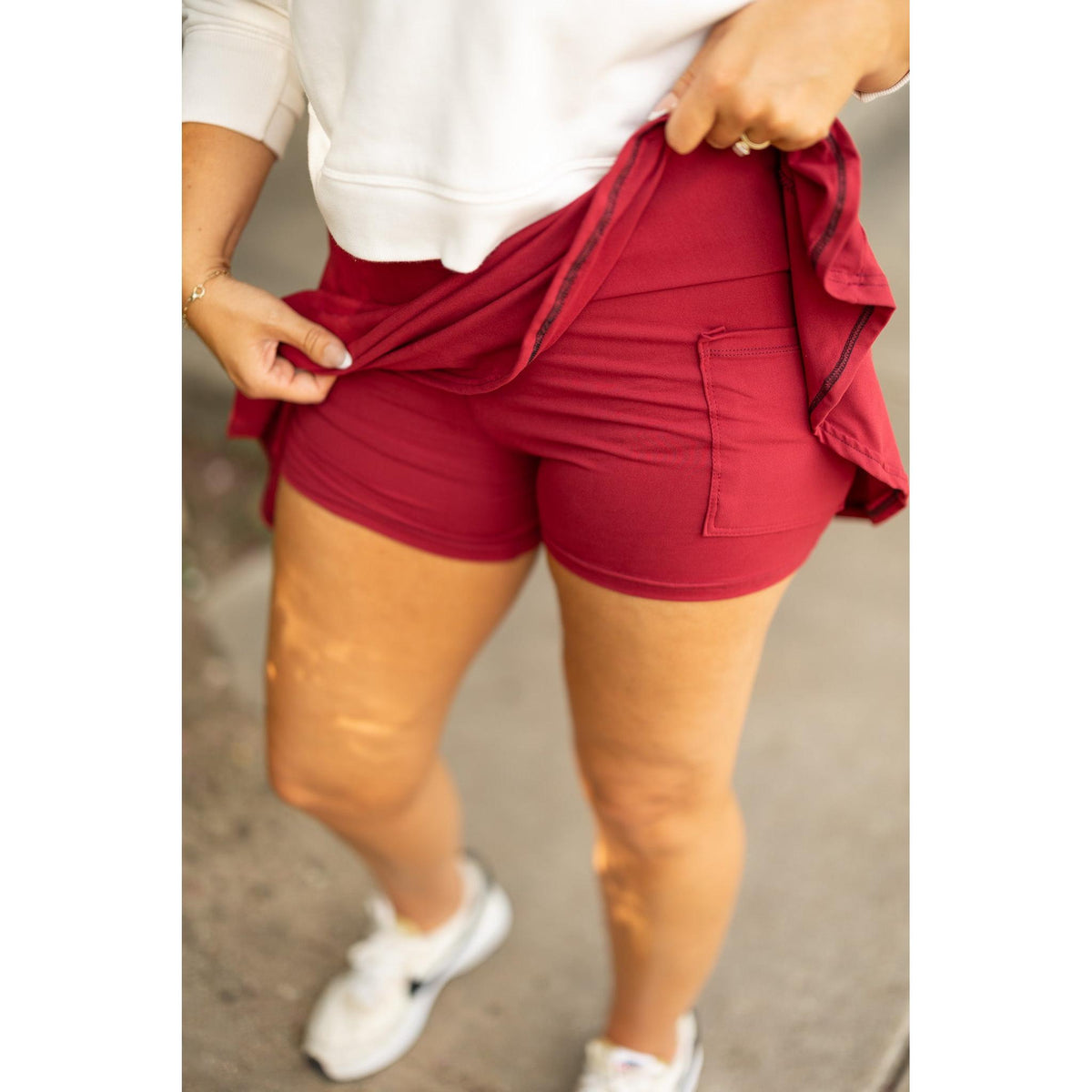 Ready to Ship | The RaeLynn RED Skort