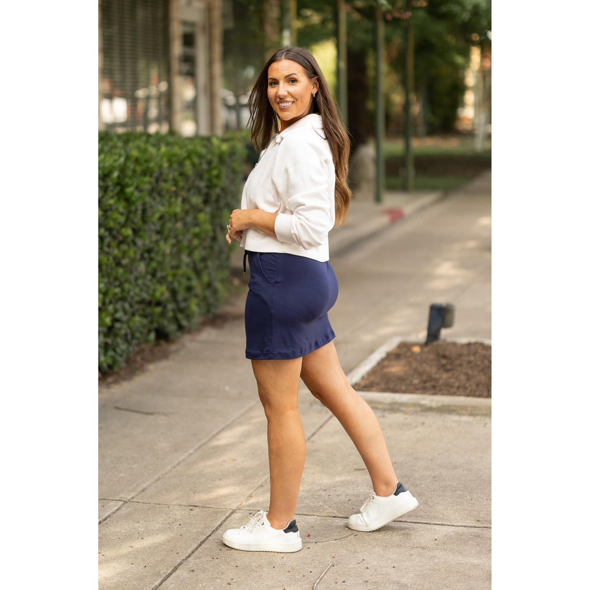 Ready to Ship | The Naomi NAVY Jogger Skirt - 2 PACK