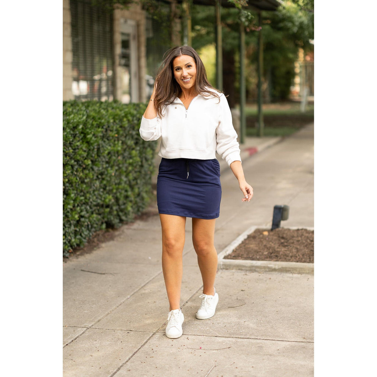 Ready to Ship | The Naomi NAVY Jogger Skirt - 2 PACK