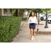 Ready to Ship | The Naomi NAVY Jogger Skirt - 2 PACK