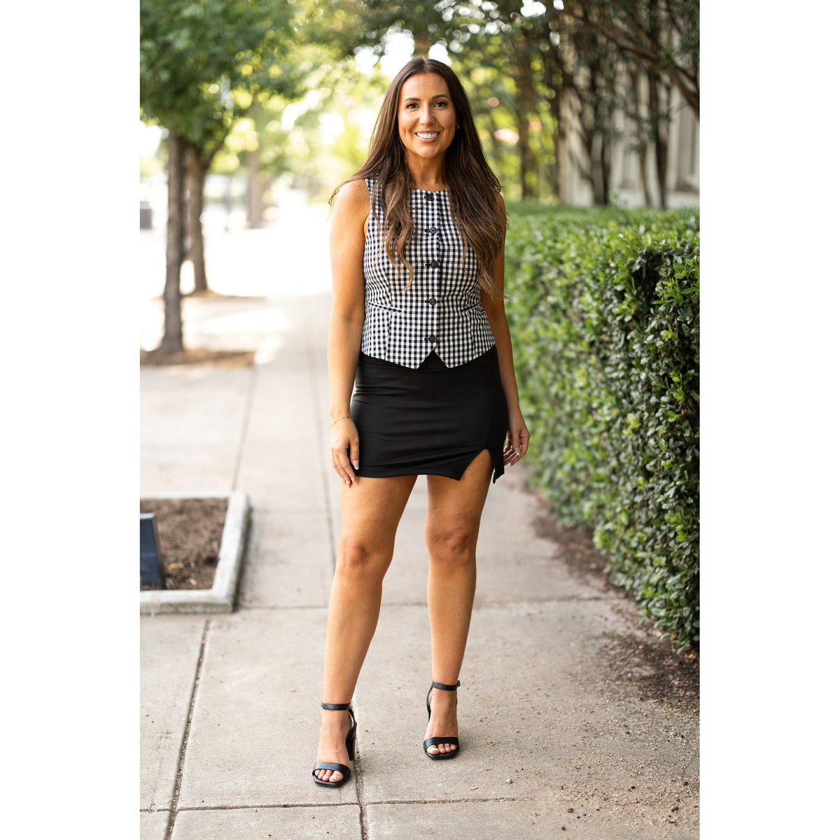Julia Rose The Savannah deluxe sculpting A-line skort women’s skort with built-in shorts